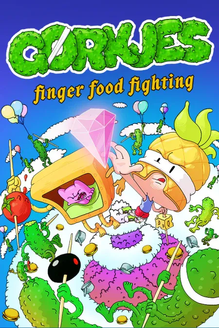 GORKJES - finger food fighting