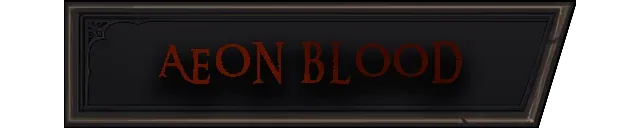Логотип AEON BLOOD