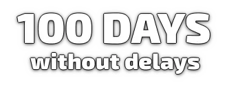 100 Days without delays