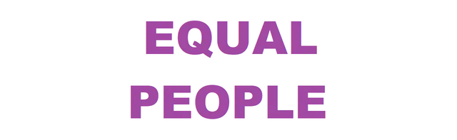 EQUAL PEOPLE