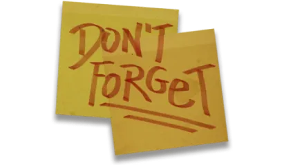 Don't Forget
