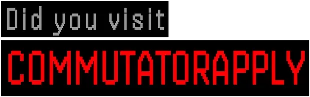 Did you visit CommutatorApply
