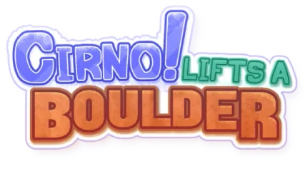 Cirno! Lifts a Boulder
