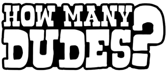 Логотип How Many Dudes?