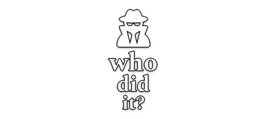 Who Did It?