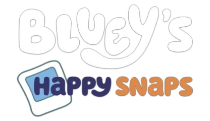 Логотип Bluey's Happy Snaps
