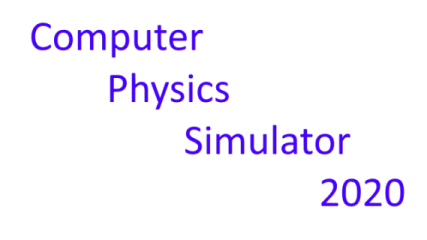 Computer Physics Simulator 2020